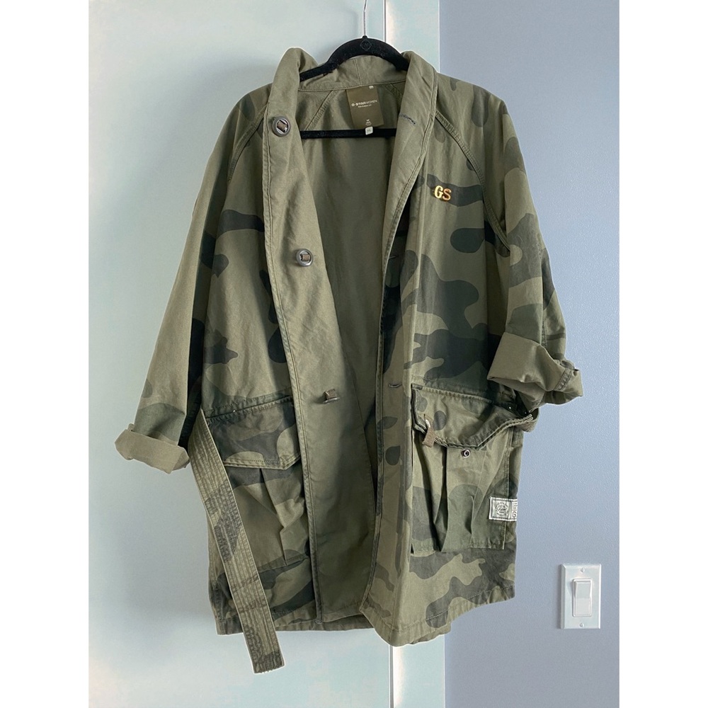 G-star brand new camouflage oversized jacket parka